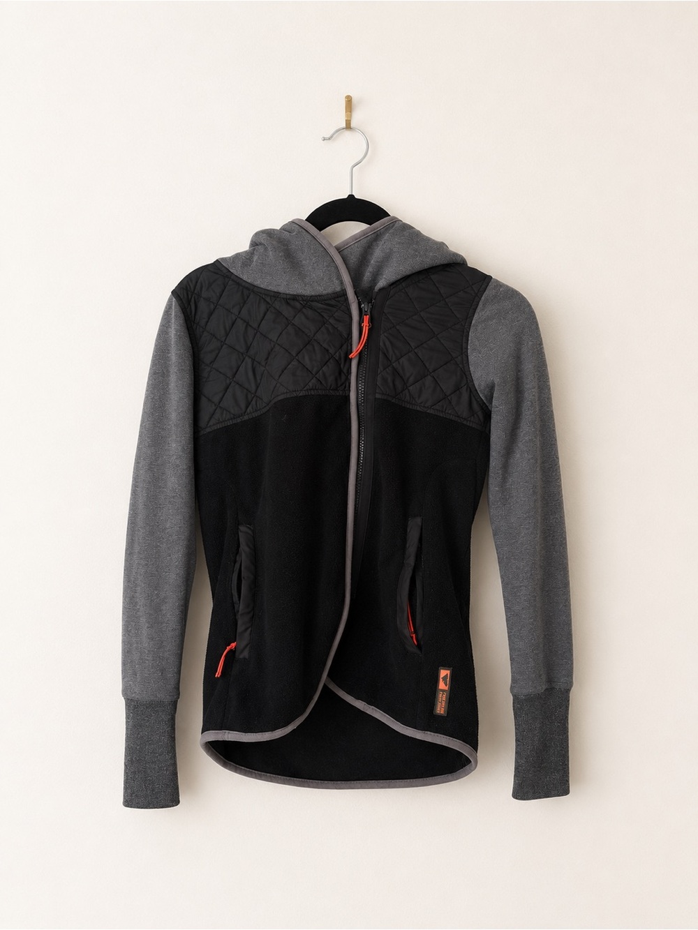 Holden Black and Gray Ski Hoodie Jacket